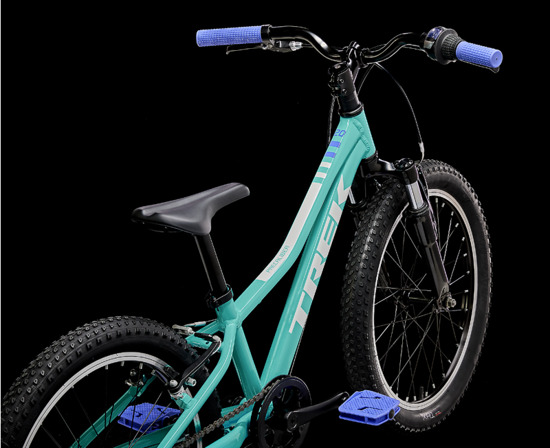 Trek Precaliber 20 7-Speed Kids Hybrid Bike 2024 in Miami Green-5